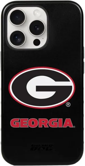Guard Dog Case Compatible with iPhone 15 Pro Max - Compatible with MagSafe - Military Grade - Rugged Two Piece Protection - Collegiate Licensed - Georgia Bulldogs - Logo