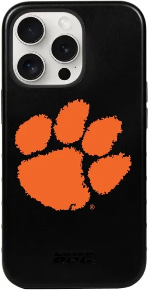 Guard Dog Case Compatible with iPhone 15 Pro Max - Military Grade - Rugged Two Piece Protection - Collegiate Licensed - Clemson Tigers - Logo