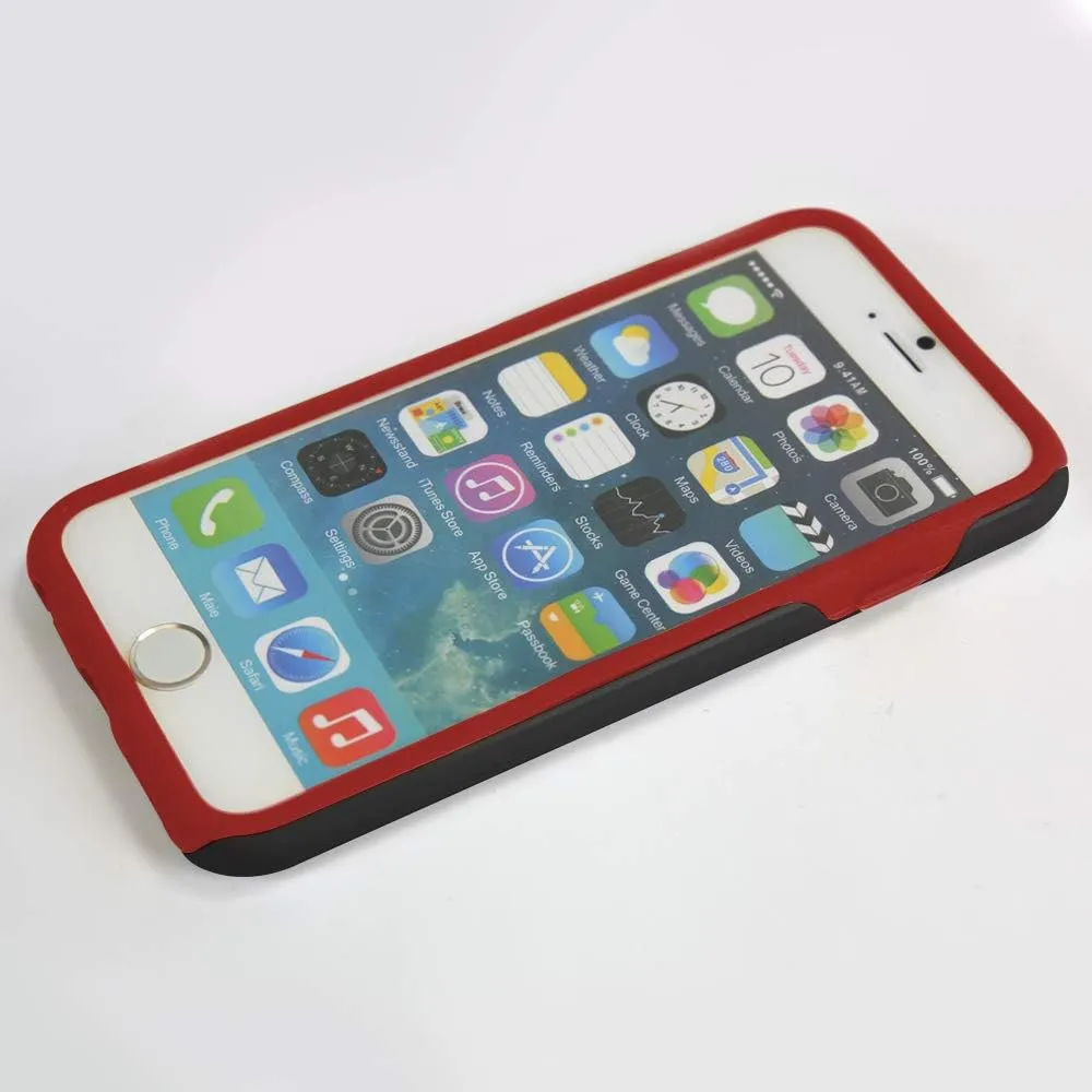 Guard Dog Case Compatible with iPhone 7/8/SE - Military Grade - Rugged Two Piece Protection - Collegiate Licensed - Arkansas Razorbacks - Personalized