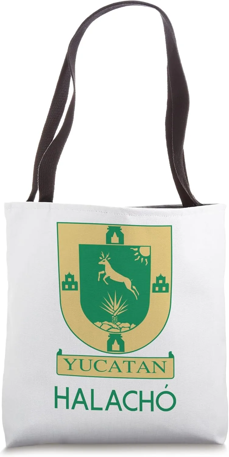 Halacho Yucatan Estado De Mexico Escudo Eagle Aguila Tote Bag