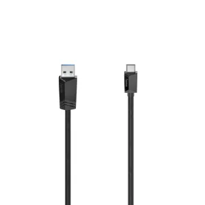 Hama USB-C Cable, USB-A Male – Male, USB 3.2 Gen2, 10Gbps, 1 m