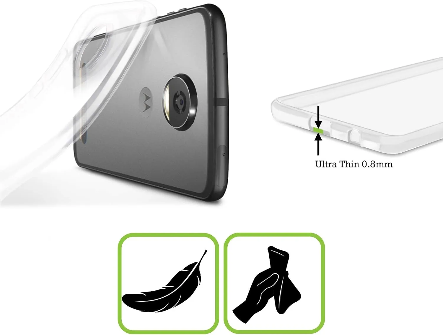 Head Case Designs Infinity Stripes My BFF Cases Soft Gel Case Compatible with Motorola Edge 40 Neo 5G