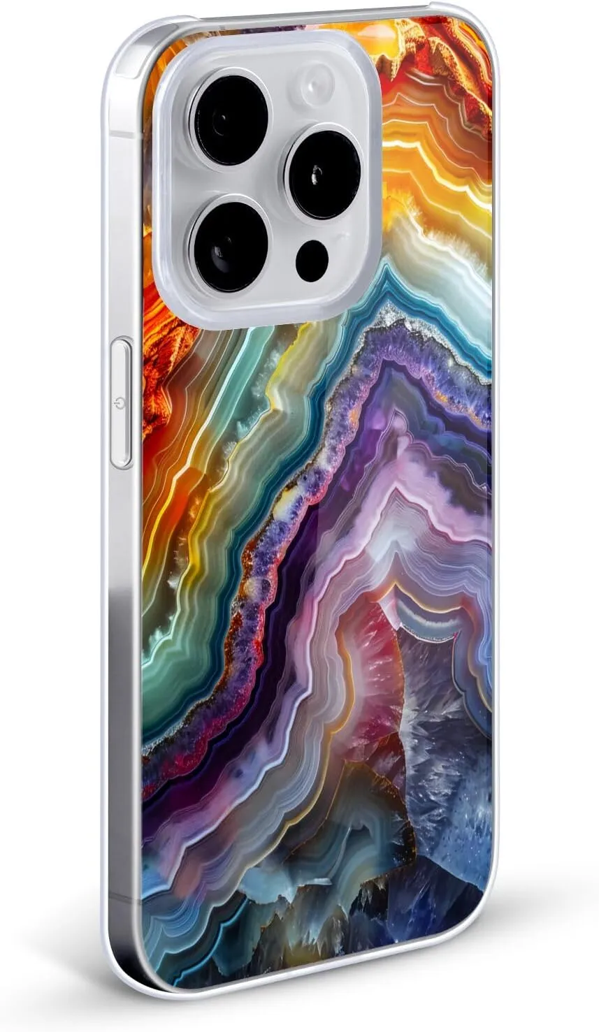 Head Case Designs Officially Licensed Haroulita Stripes Agates Hard Back Case Compatible with Apple iPhone 11 Pro Max