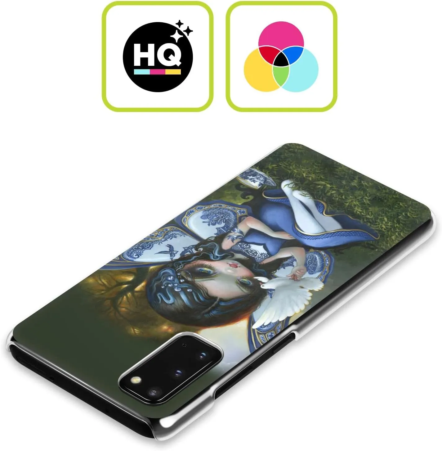 Head Case Designs Officially Licensed Strangeling Blue Willow Wings Fairy Art Hard Back Case Compatible with Samsung Galaxy A15