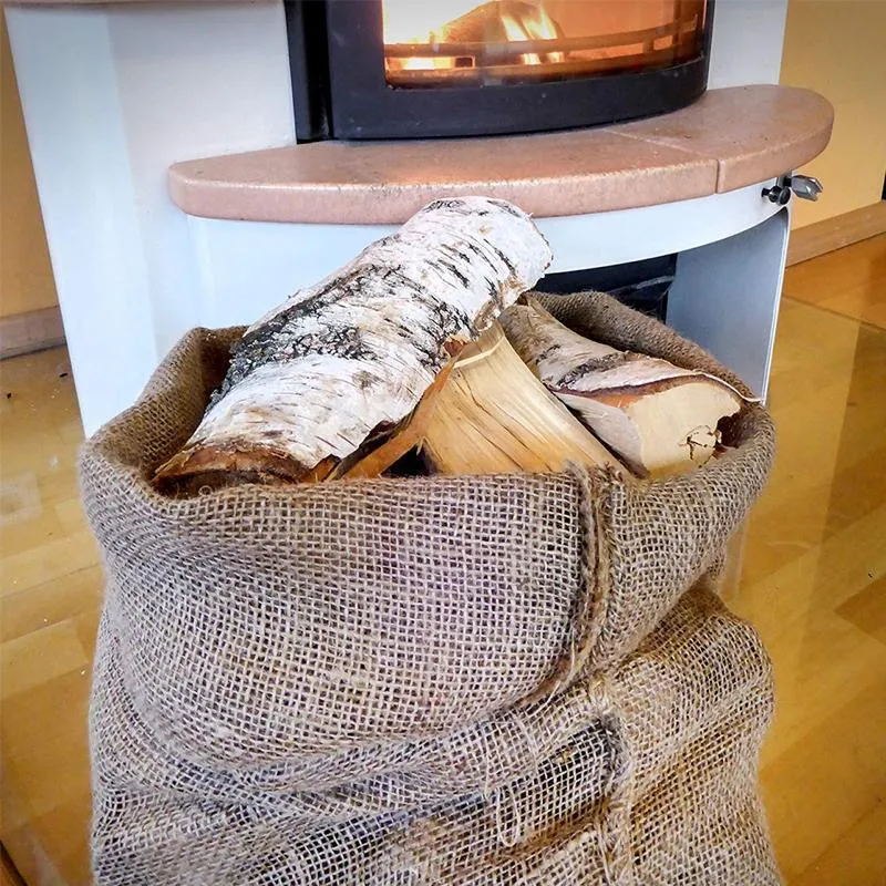 Hessian SandBags with Ties 25 PCS Burlap