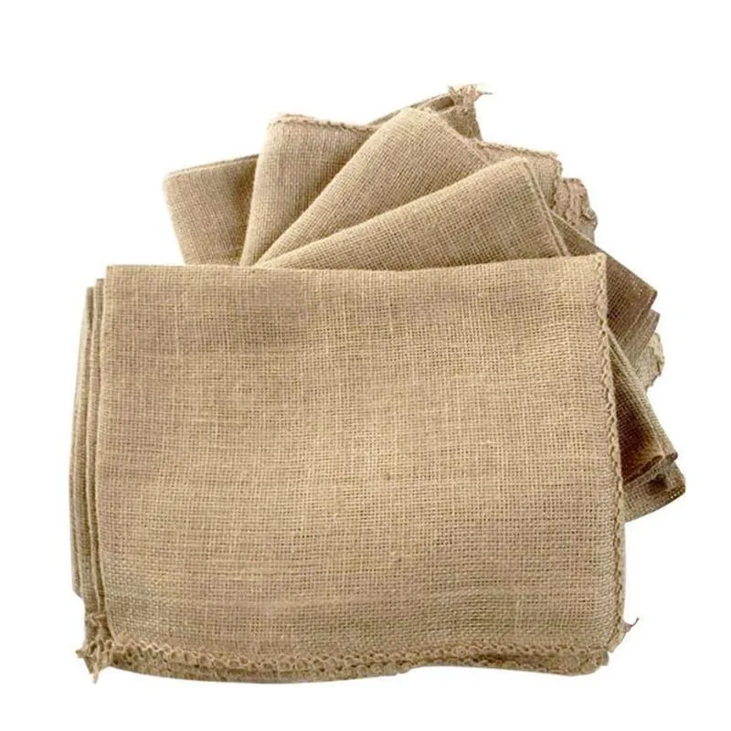 Hessian SandBags with Ties 25 PCS Burlap