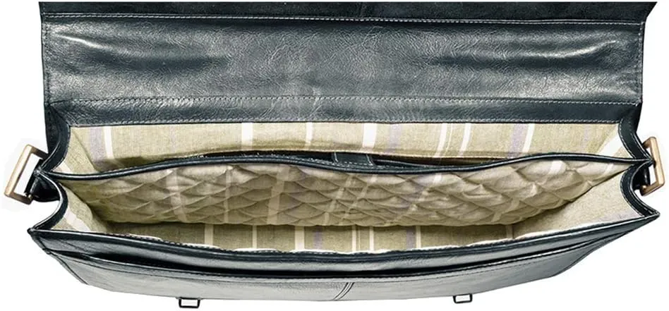 Hidesign Charles Large Double Gusset Leather 17" Laptop Compatible Briefcase