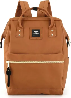 Himawari Laptop Backpack for Women&Men,Wide Open Large USB Charging Port 15.6 Inch Laptop Doctor College Work Bag (9001 - Caramel)