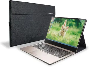 Honeymoon Case Cover for Hp Envy X360 13-AY/BD/BA Series 13.3 Inch Case,PU Leather Folio Hard Case for hp Envy x360 13-ay0008na 13" Series Laptop,S025-13-Black