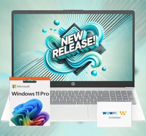 HP 15.6" FHD Business & Student Laptop Computer, 16GB RAM 1TB SSD, 8-Cores Intel Core i3, Windows 11 Pro Laptop with Microsoft Office, Fingerprint Reader, w/WOWPC System Recovery USB, Silver (Renewed)