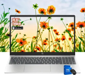 HP Pavilion Touch Laptop - Intel Business Laptop i7-1255U Beat i9-8950HK - 15.6" FHD Display - 32GB RAM -1TB PCIe SSD - Intel Iris Xe Graphics - W/Mouse