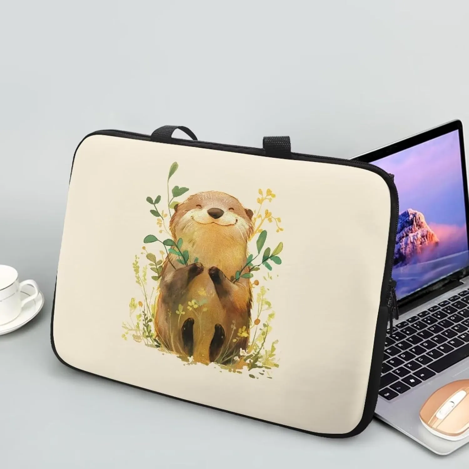 HUGS IDEA Laptop Bag BriefcasePortable Computer Messenger Bag Handbag Carrying Case for Office