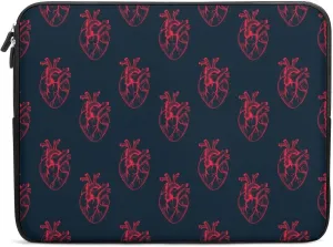Human Heart Anatomy Laptop Sleeve Bag Carrying Case Briefcase Cover Notebook Protective Case Fits 10 Inch-17 Inch