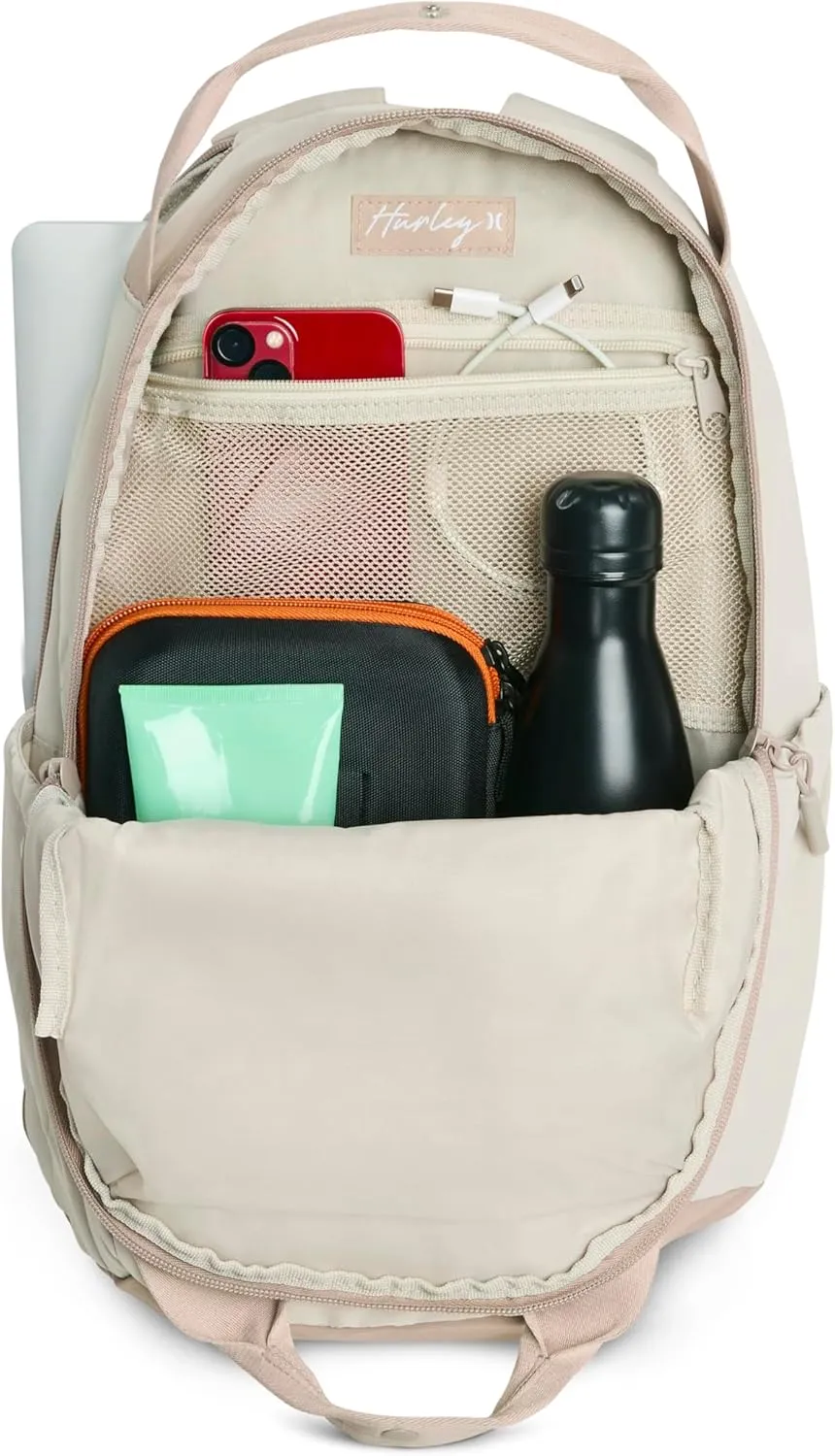 Hurley Women's Gym Backpack, Bue Ice, One Size