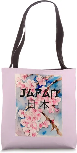 I Love Japan Culture, Enjoy Cool Japan Cherry Blossom Nature Tote Bag