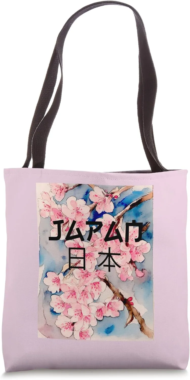 I Love Japan Culture, Enjoy Cool Japan Cherry Blossom Nature Tote Bag