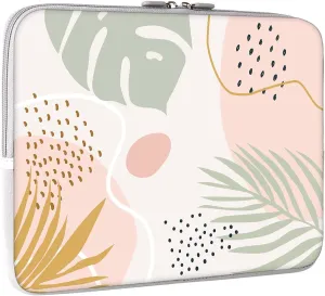 iCasso Laptop Sleeve 13 inch for MacBook Air 13-13.6 inch, Cute Laptop case for MacBook Pro 13 inch 14 inch, Slim Protective Travel Carrying Case,Mac Sleeve 14 inch Chromebook, HP, Dell, Morandi