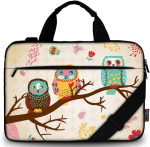 icolor 13" Laptop Shoulder Bag Sleeve Holder,11.6" 12" 13.3 inch Computer Tablet Canvas Handbag Case Notebook Messenger Briefcase