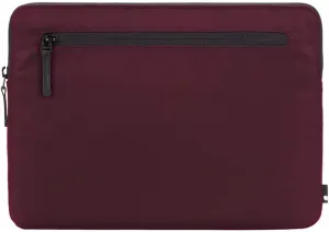 Incase Compact Laptop Sleeve with Flight Nylon - 13-inch MacBook/Laptop & iPad/Tablet Sleeve - Faux Fur Lining, Lightweight, Durable, Weather Resistant, Slip Pocket for Accessories - Mulberry