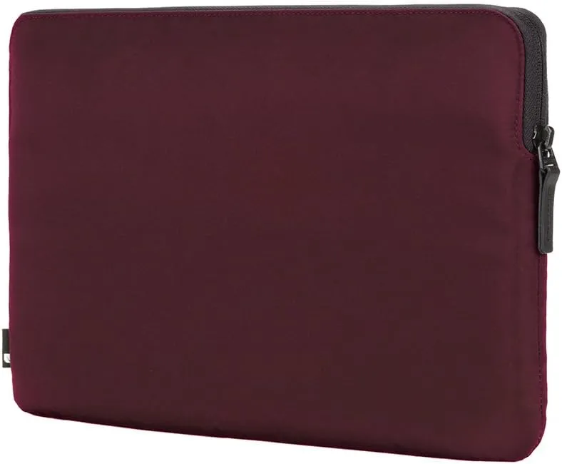 Incase Compact Laptop Sleeve with Flight Nylon - 13-inch MacBook/Laptop & iPad/Tablet Sleeve - Faux Fur Lining, Lightweight, Durable, Weather Resistant, Slip Pocket for Accessories - Mulberry