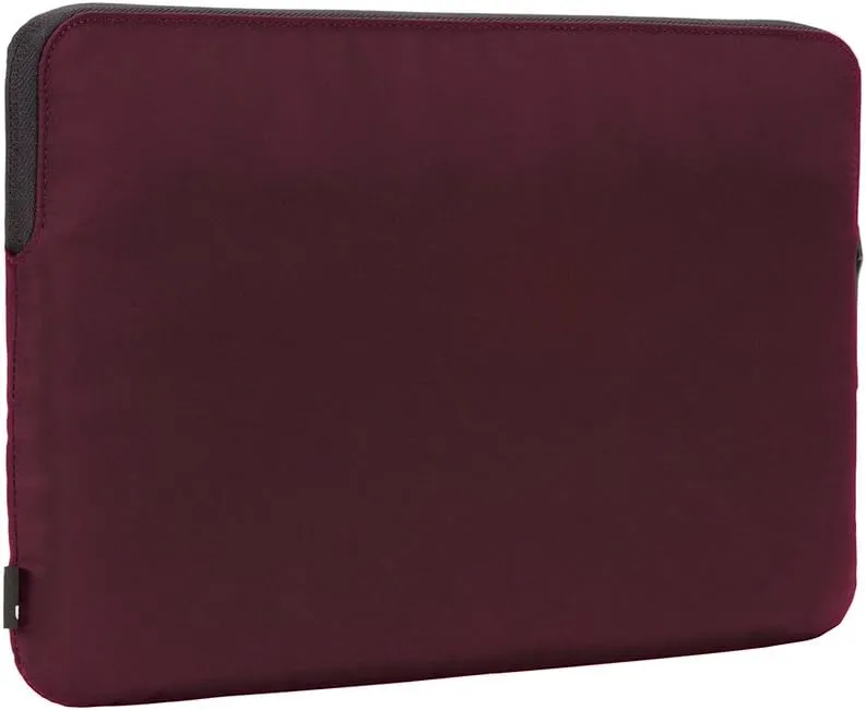 Incase Compact Laptop Sleeve with Flight Nylon - 13-inch MacBook/Laptop & iPad/Tablet Sleeve - Faux Fur Lining, Lightweight, Durable, Weather Resistant, Slip Pocket for Accessories - Mulberry