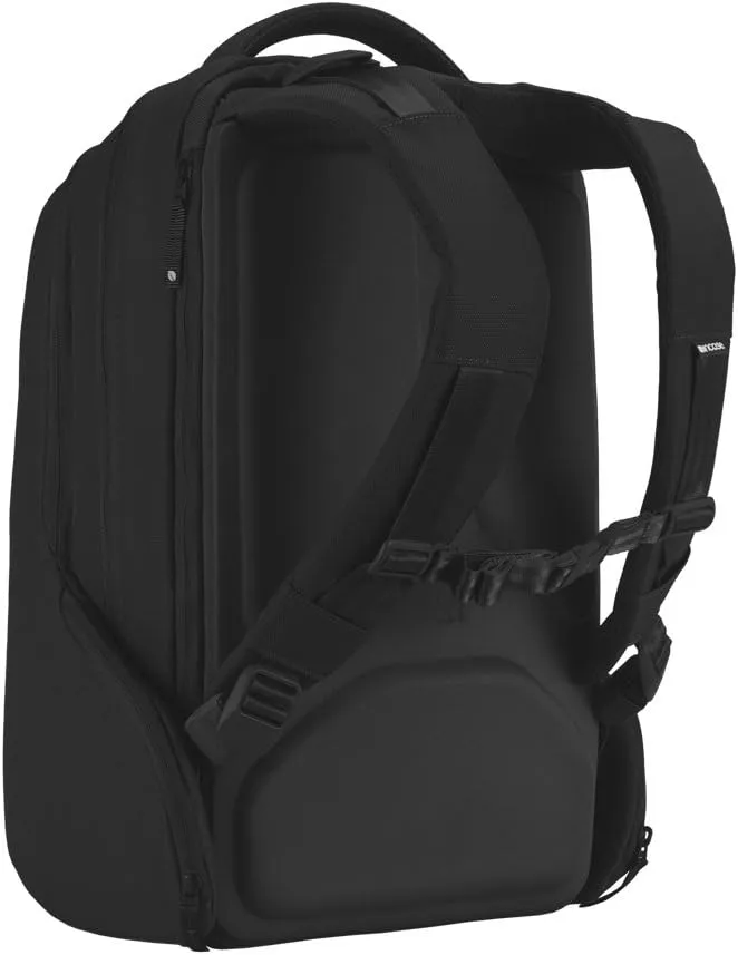 Incase ICON Durable Travel Backpack   Laptop Bag Made with Strong 840 Nylon - Fits 16-inch Laptop - Compact Carry On Backpack for Travel - Black