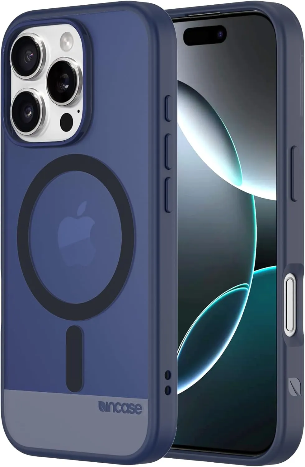 Incase Slim Apple Magsafe Case for iPhone 16 Pro - 8 Ft Drop Protection -Ultra Slim, Durable, Lightweight Apple iPhone Case with Built-in Magnets for MagSafe Charging - Deep Space Blue