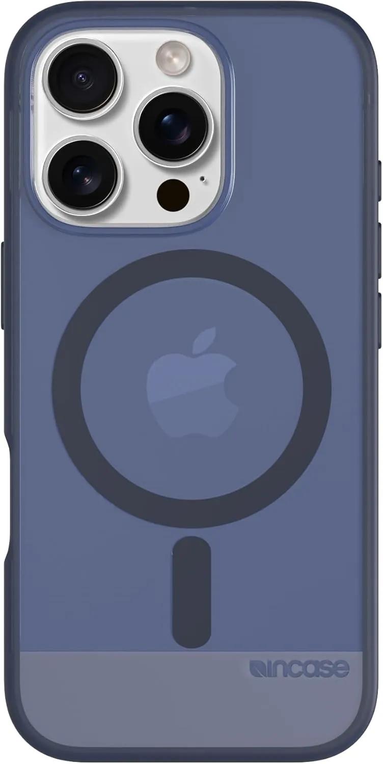 Incase Slim Apple Magsafe Case for iPhone 16 Pro - 8 Ft Drop Protection -Ultra Slim, Durable, Lightweight Apple iPhone Case with Built-in Magnets for MagSafe Charging - Deep Space Blue