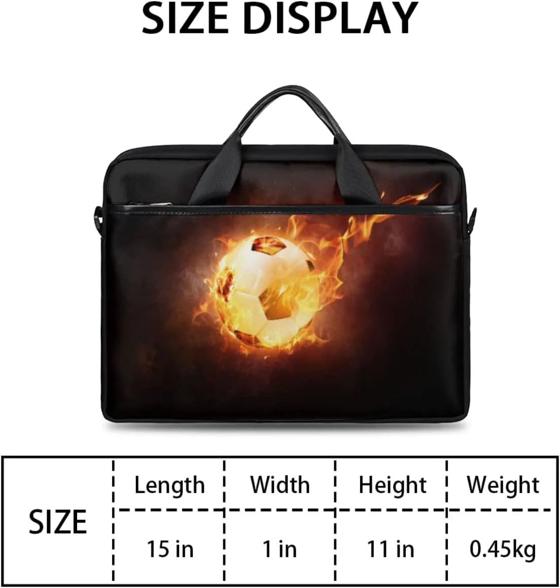 Independence Day Vintage Star Laptop Shoulder Messenger Bag Waterproof Laptop Briefcase Handle Padded Strap