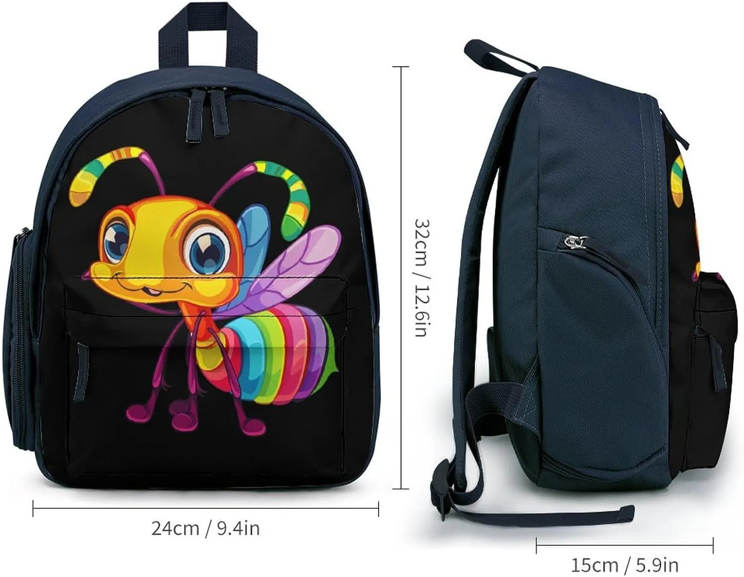Insect Ant Cute Backpack Lightweight Mini Shoulder Bag Travel Daypack for Camping Picnic