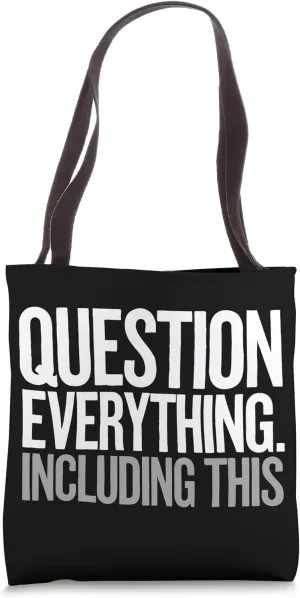Investigator Question Everything Detective Tote Bag
