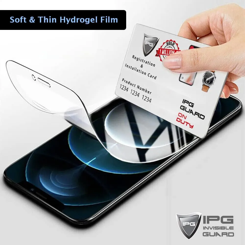 IPG Made for Xiaomi 15 Pro Hydrogel Screen Protector Invisible Touch Screen Sensitive HD Clear Film Anti Scratch Skin Guard - Smooth/Self-Healing/Bubble -Free for Xiaomi15PRO-SC