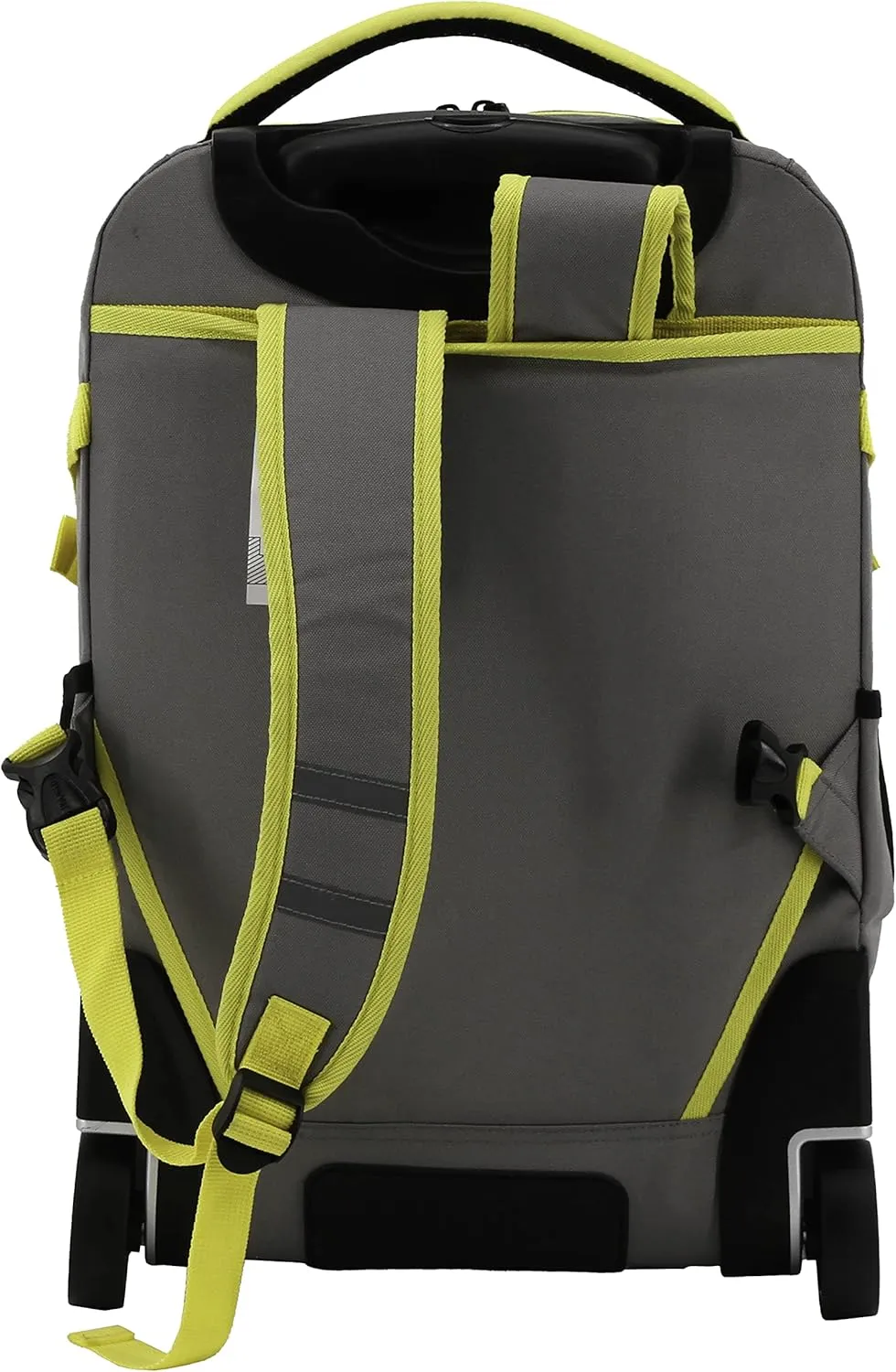 J World New York Lunar Rolling Backpack, Laptop Bag with Wheels, Grey, One Size