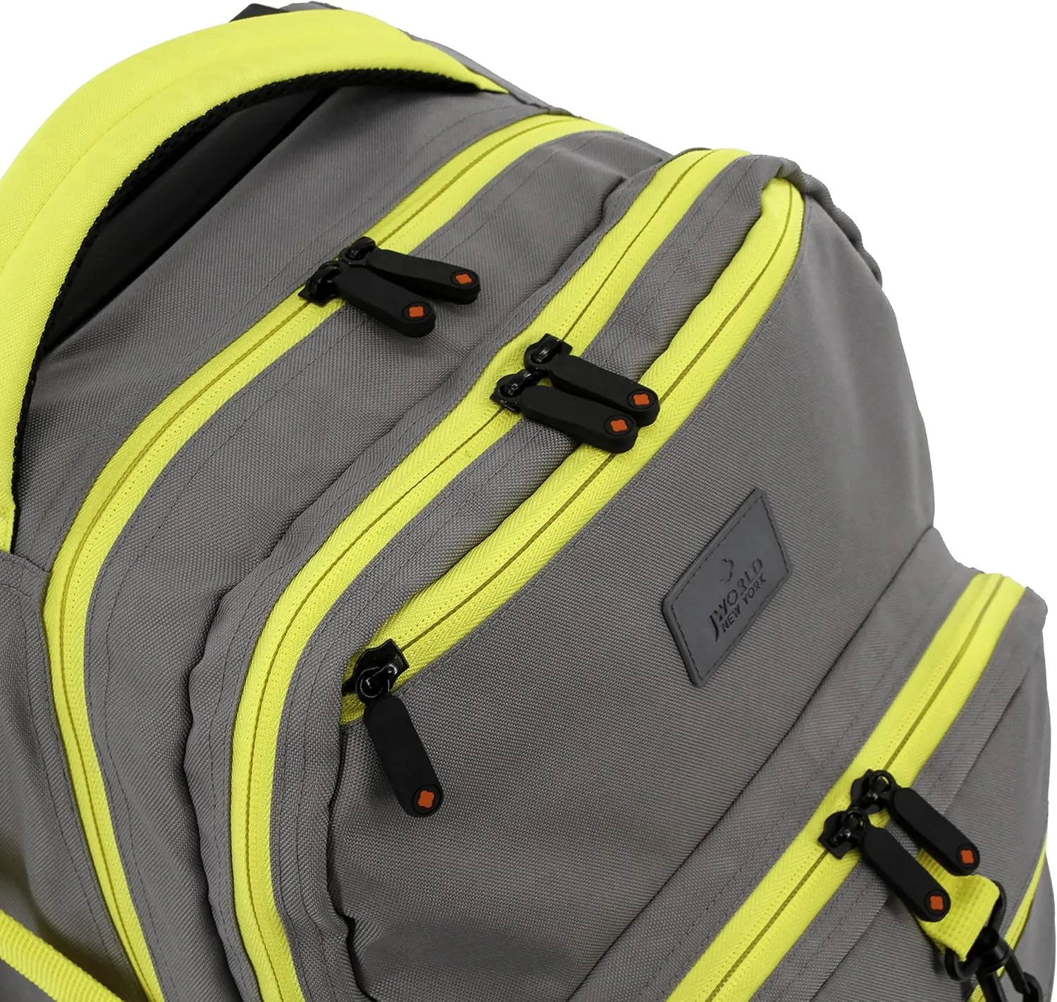 J World New York Lunar Rolling Backpack, Laptop Bag with Wheels, Grey, One Size