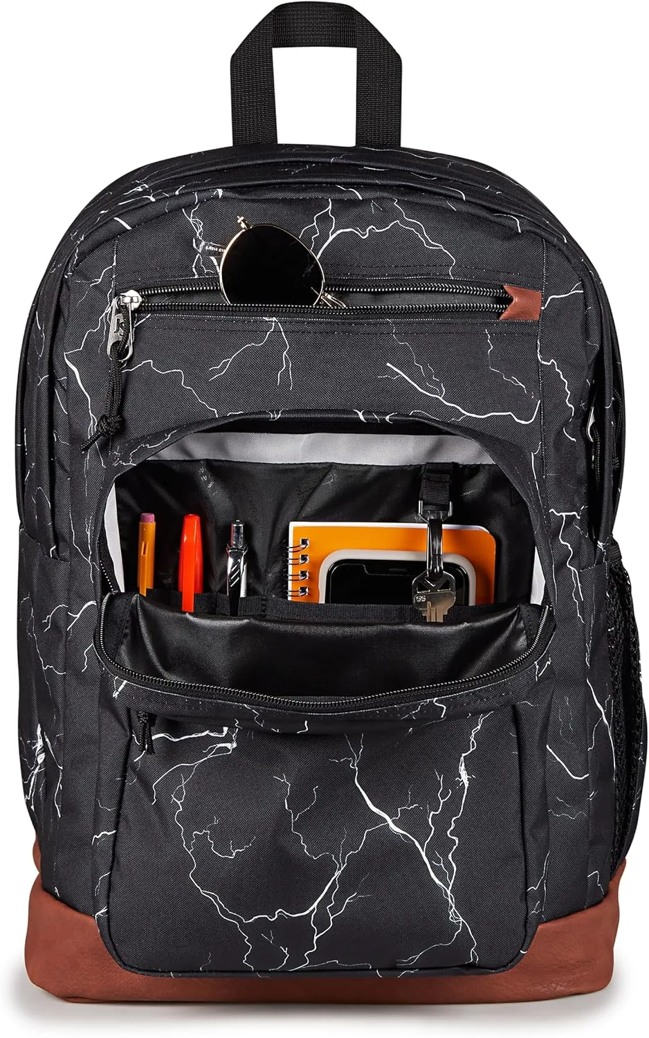 JanSport Cool Backpack with 15-inch Laptop Sleeve, Large Computer Bag Rucksack with 2 Compartments, Ergonomic Straps, Electric Bolts