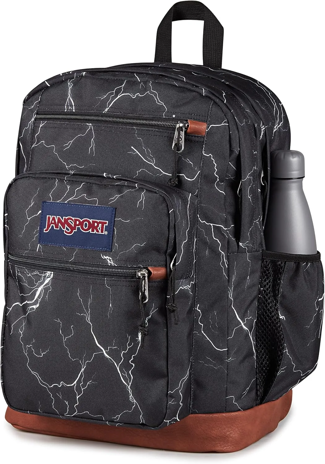 JanSport Cool Backpack with 15-inch Laptop Sleeve, Large Computer Bag Rucksack with 2 Compartments, Ergonomic Straps, Electric Bolts
