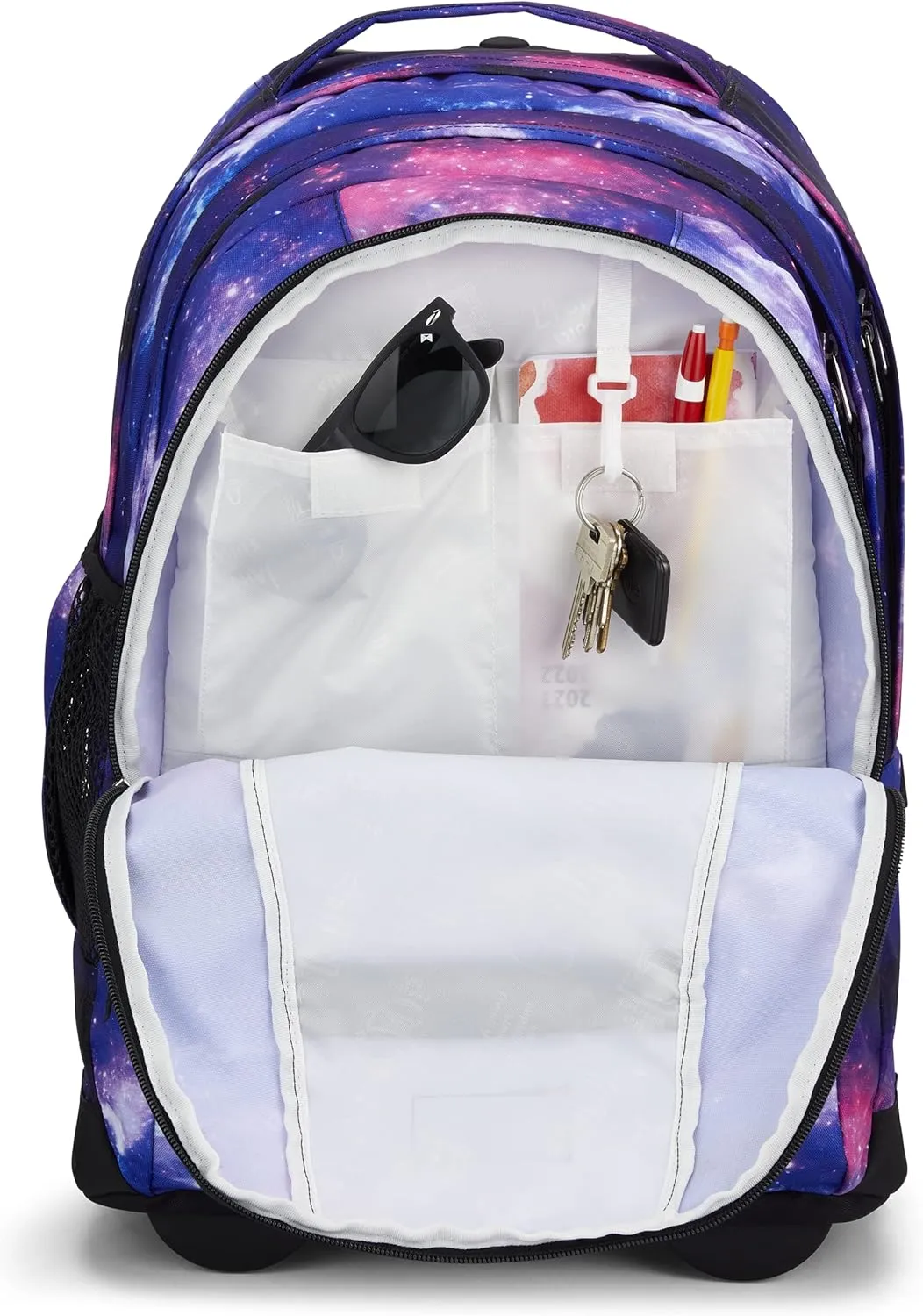 JanSport Driver 8 Rolling Backpack - Wheeled Travel Bag with 15-Inch Laptop Sleeve, One Size, Space Dust