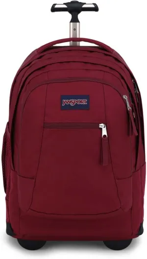 JANSPORT Driver 8 Wheeled Luggage, Red, One Size, Unisex