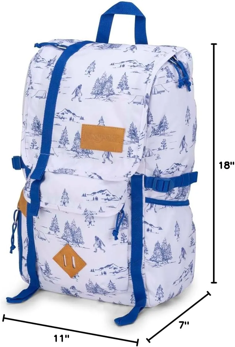 JanSport Hatchet Backpack – 15-inch Padded Laptop Compartment, Dual Water Bottle Pockets, Side Compression Straps, Lost Sasquatch