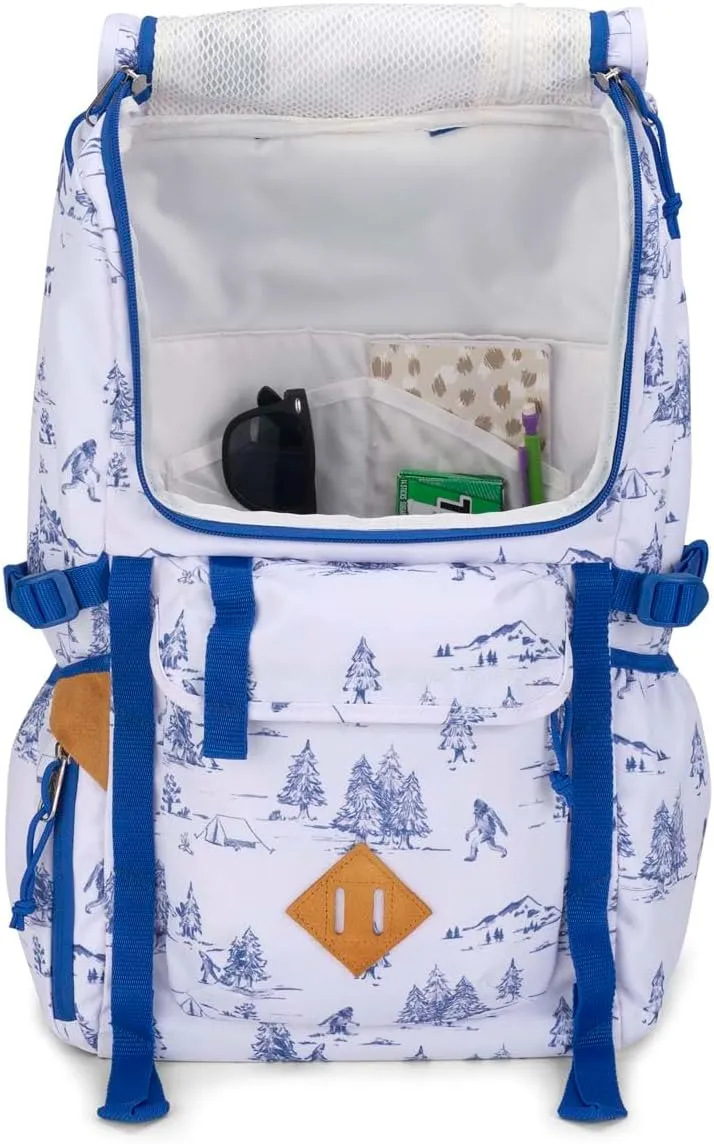 JanSport Hatchet Backpack – 15-inch Padded Laptop Compartment, Dual Water Bottle Pockets, Side Compression Straps, Lost Sasquatch