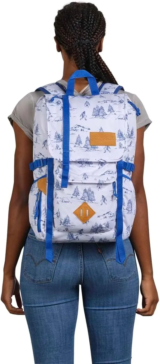 JanSport Hatchet Backpack – 15-inch Padded Laptop Compartment, Dual Water Bottle Pockets, Side Compression Straps, Lost Sasquatch