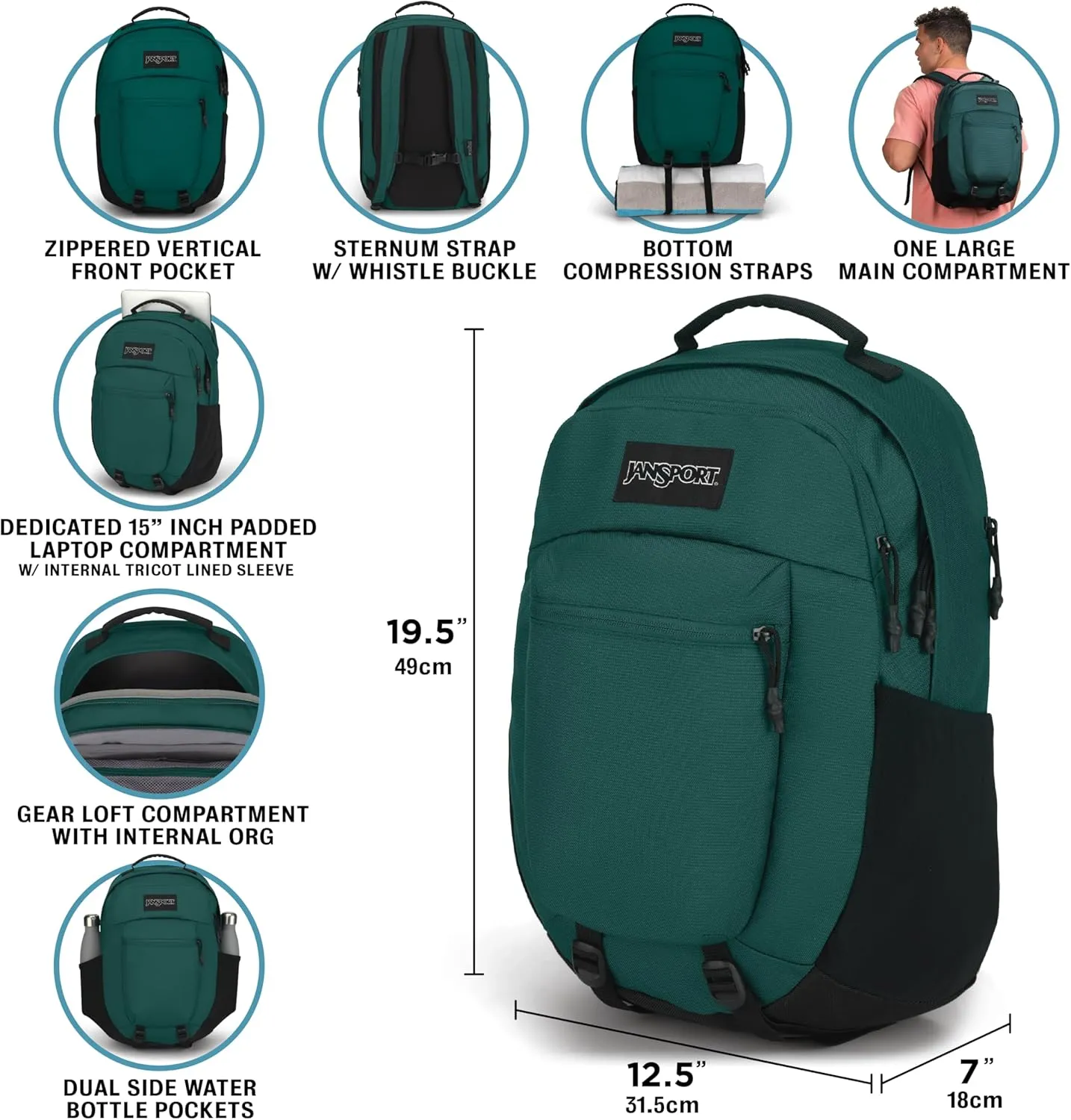 JanSport Journey Pack Backpack - Black