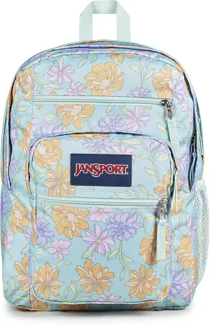 JanSport Laptop Backpack - Computer Bag with 2 Compartments, Ergonomic Shoulder Straps, 15” Laptop Sleeve, Haul Handle - Faded Floral Fresh Mint