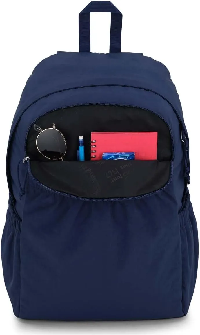 JanSport Slouch Pack - Fully Padded Back Panel - Comfortable and Ideal Storage - Navy