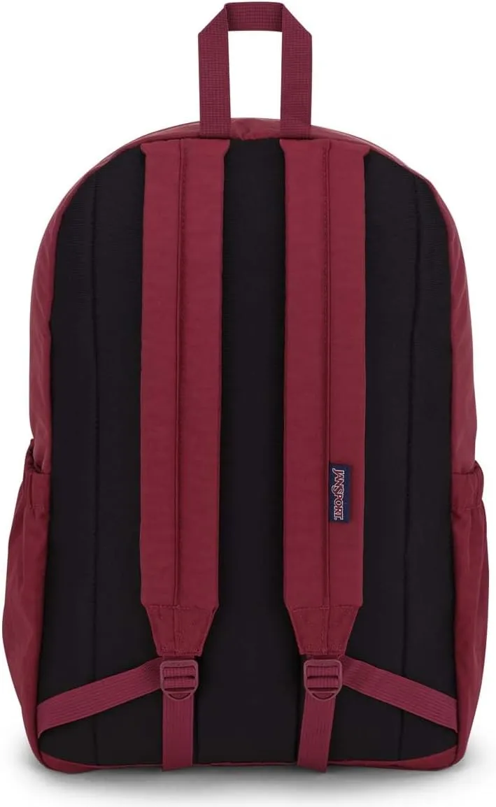 JanSport Slouch Pack - Fully Padded Back Panel - Comfortable and Ideal Storage - Russet Red