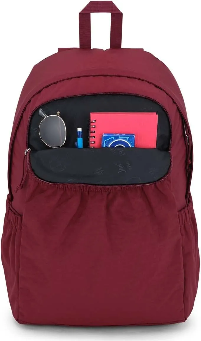JanSport Slouch Pack - Fully Padded Back Panel - Comfortable and Ideal Storage - Russet Red