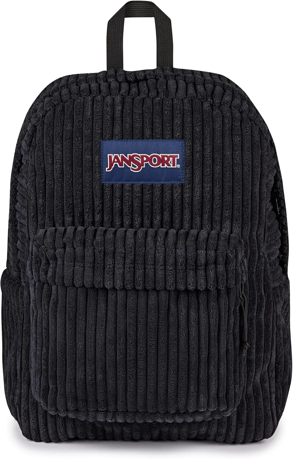 JanSport Superbreak Plus FX Backpack - Work, Travel, or Laptop Bag with Water Bottle Pocket - Surreal Corduroy Black