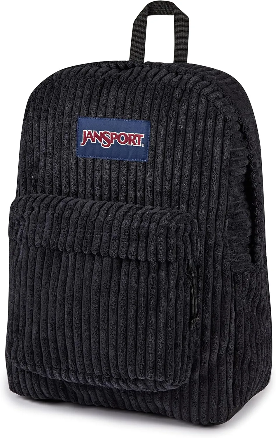 JanSport Superbreak Plus FX Backpack - Work, Travel, or Laptop Bag with Water Bottle Pocket - Surreal Corduroy Black