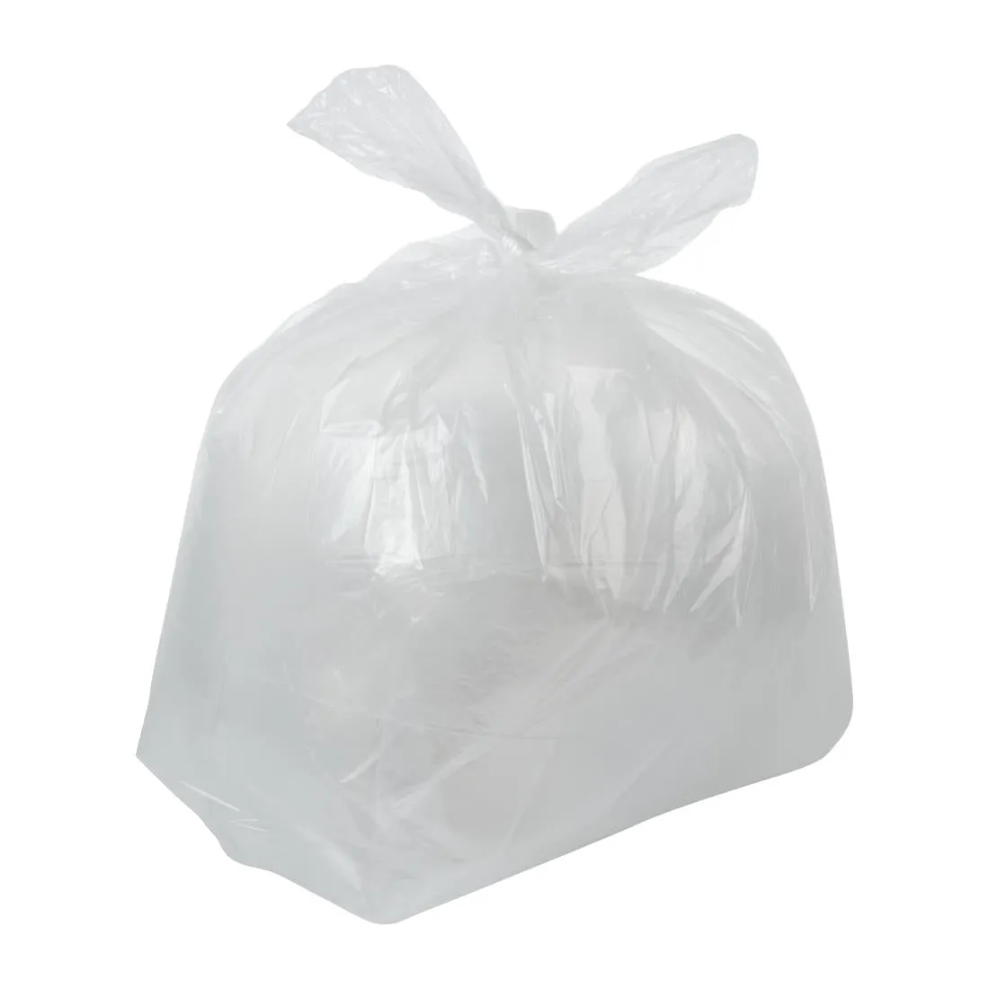 Jantex Light Duty Bin Bags Clear 10kg 80Ltr (200 Pack)