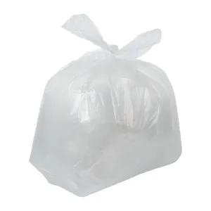 Jantex Light Duty Bin Bags Clear 10kg 80Ltr (200 Pack)